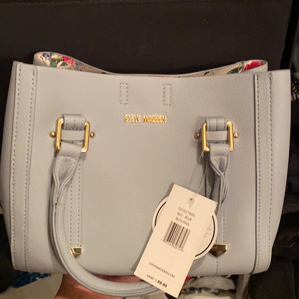 Steve Madden baby blue purse